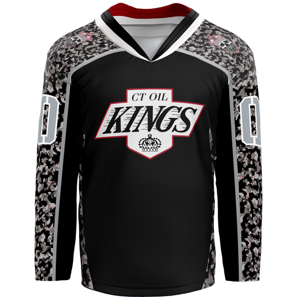 CT Oil Kings Adult Goalie Reversible Sublimated Jersey