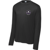 Lady Badgers Youth Long Sleeve PosiCharge Competitor Tee